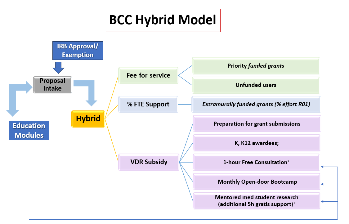 BCC Hybrid Model Flow chart